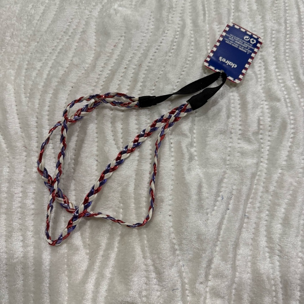10 for $10 Red, White, and Blue Braided headband
